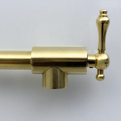 Unlacquered Brass Pot Filler