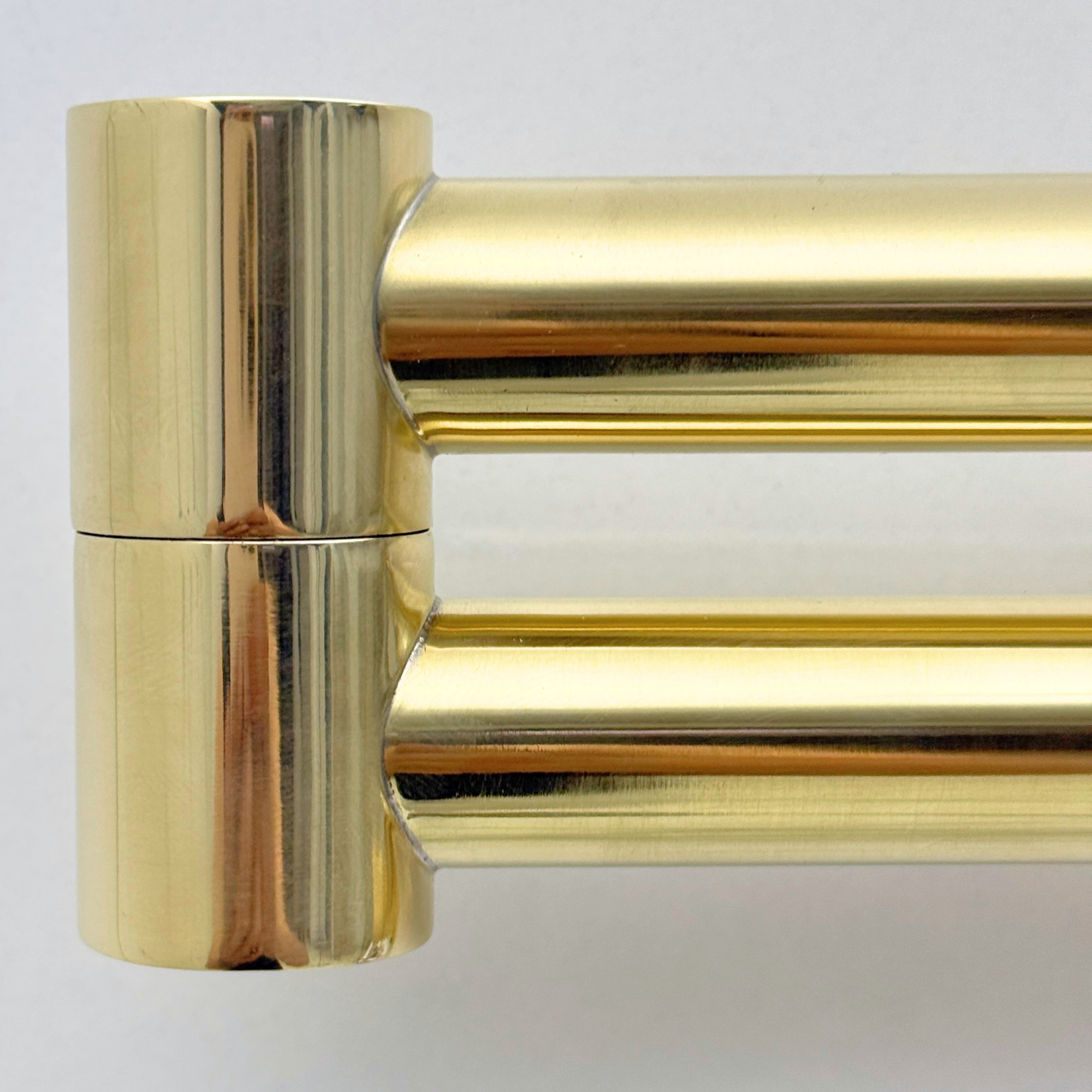 Unlacquered brass pot filler