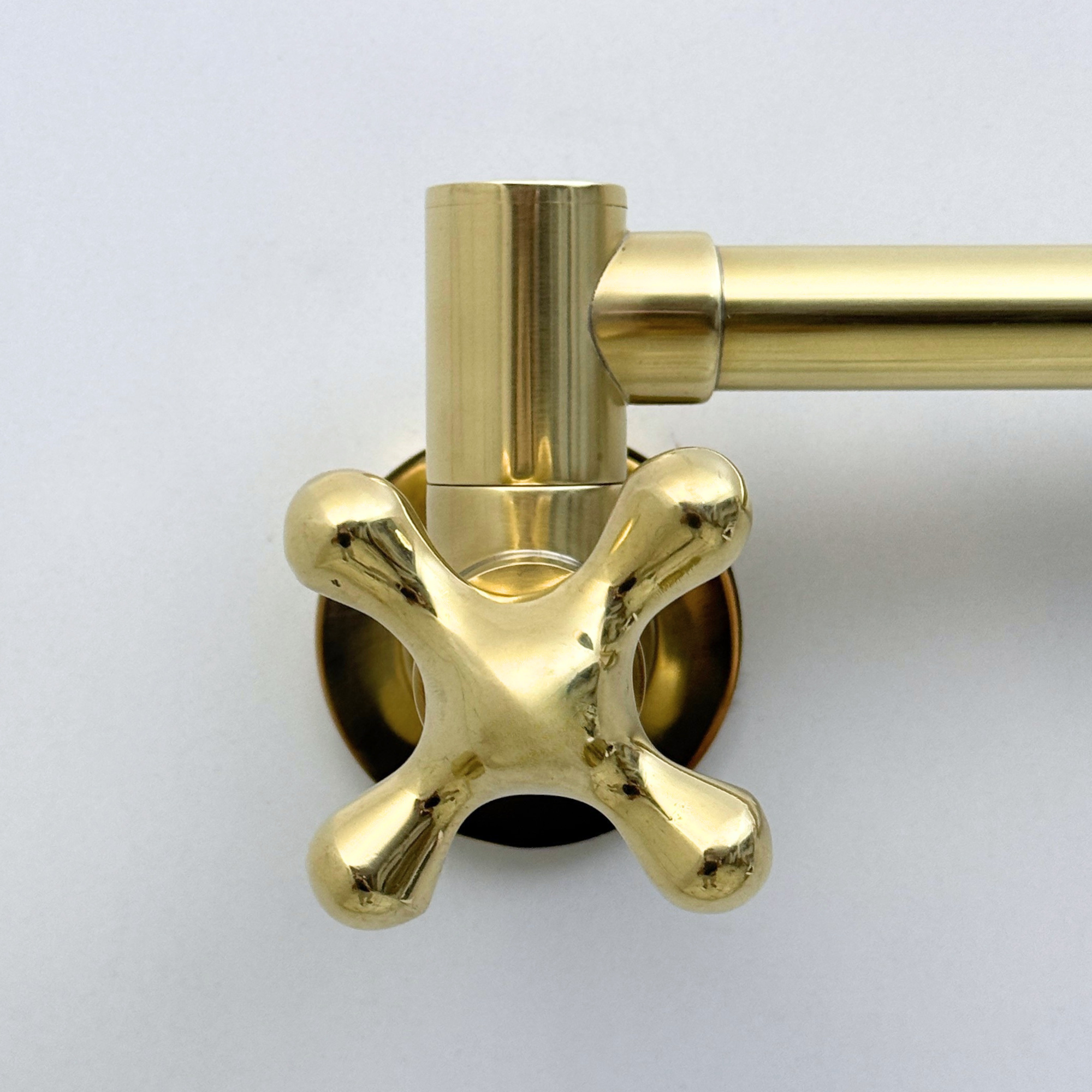 Unlacquered Brass Pot Filler 