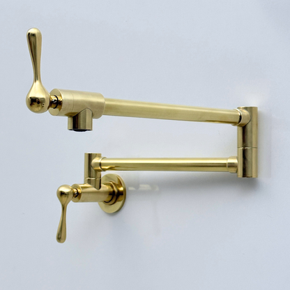 Unlacquered Brass Pot Filler