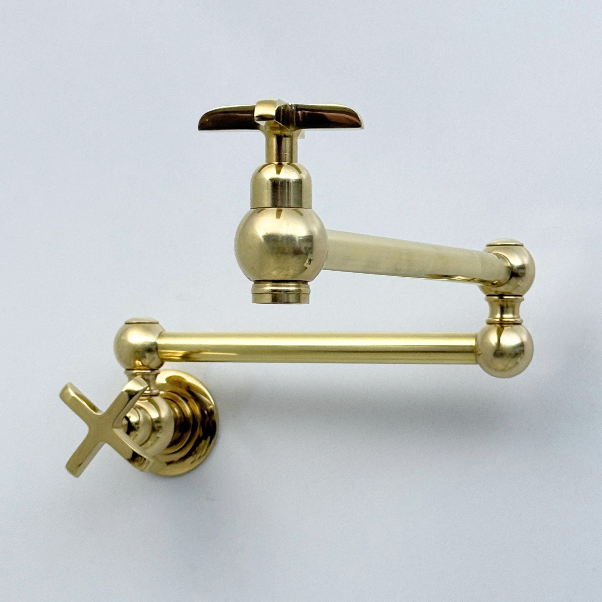 Unlacquered Brass Pot Filler
