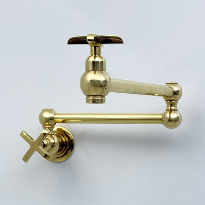 Unlacquered Brass Pot Filler