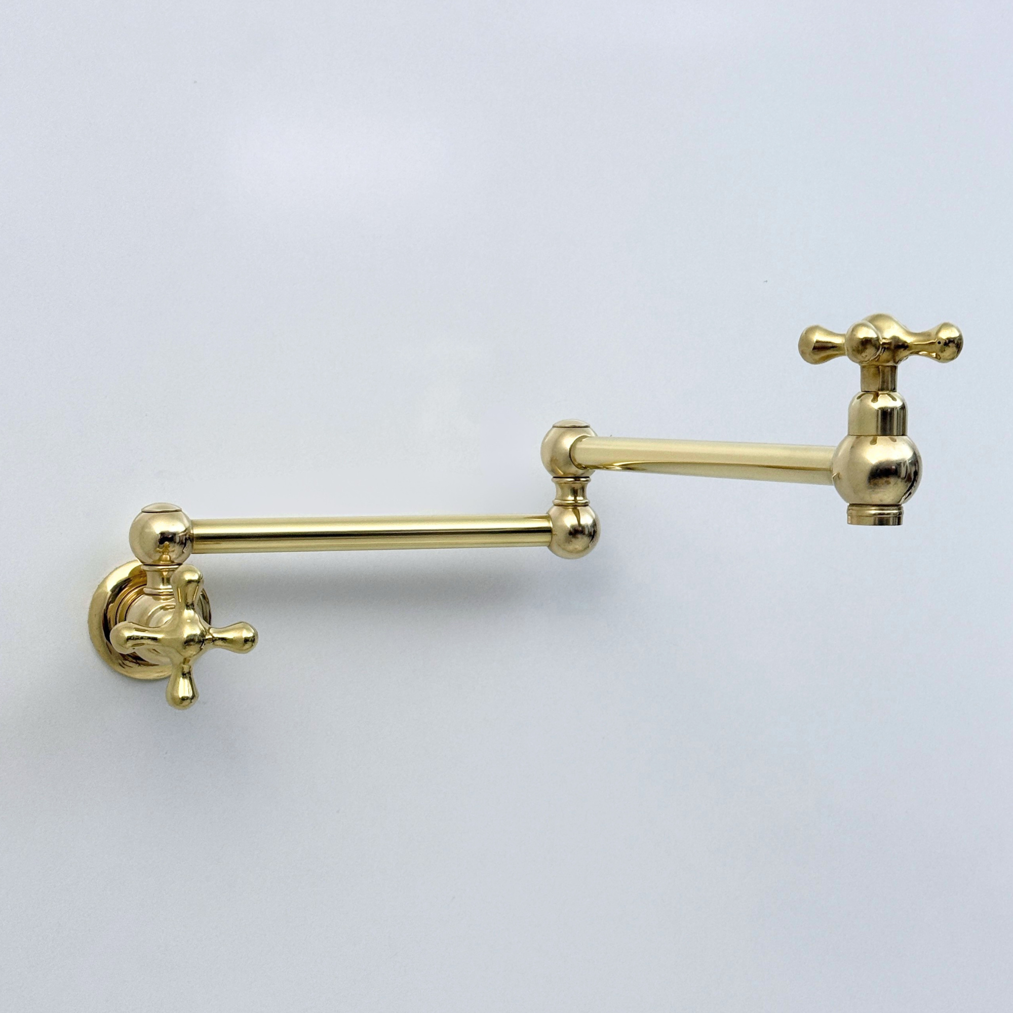 Unlacquered Brass Pot Filler