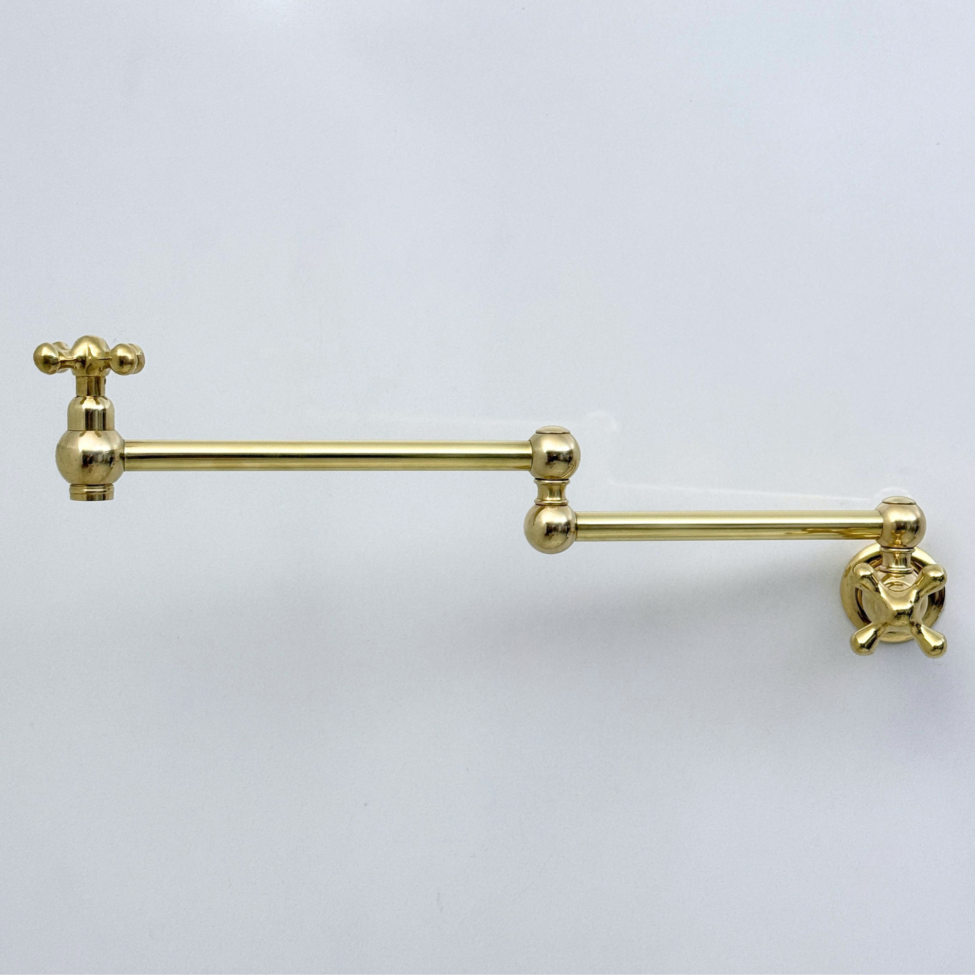 Unlacquered Brass Pot Filler
