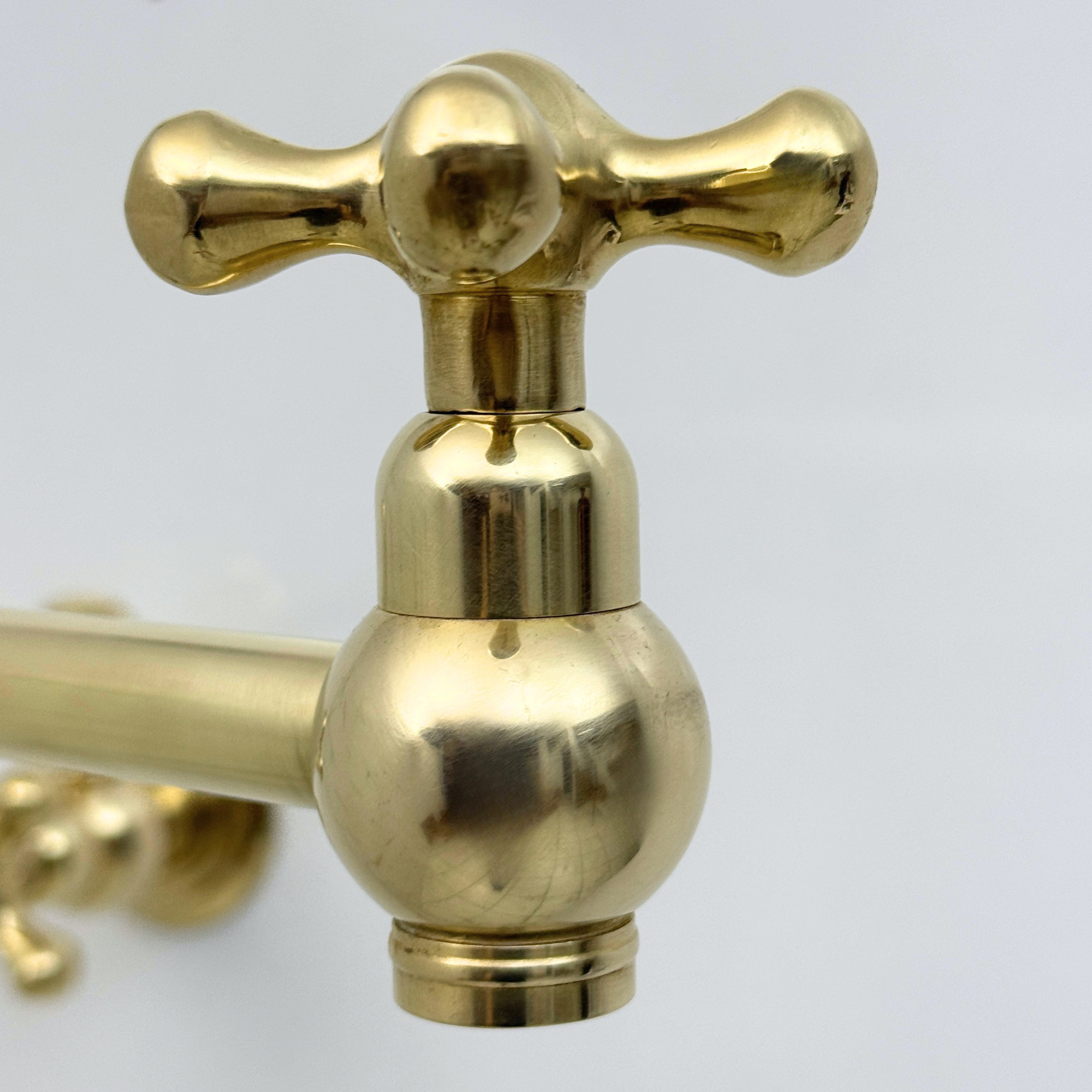 Unlacquered Brass Pot Filler