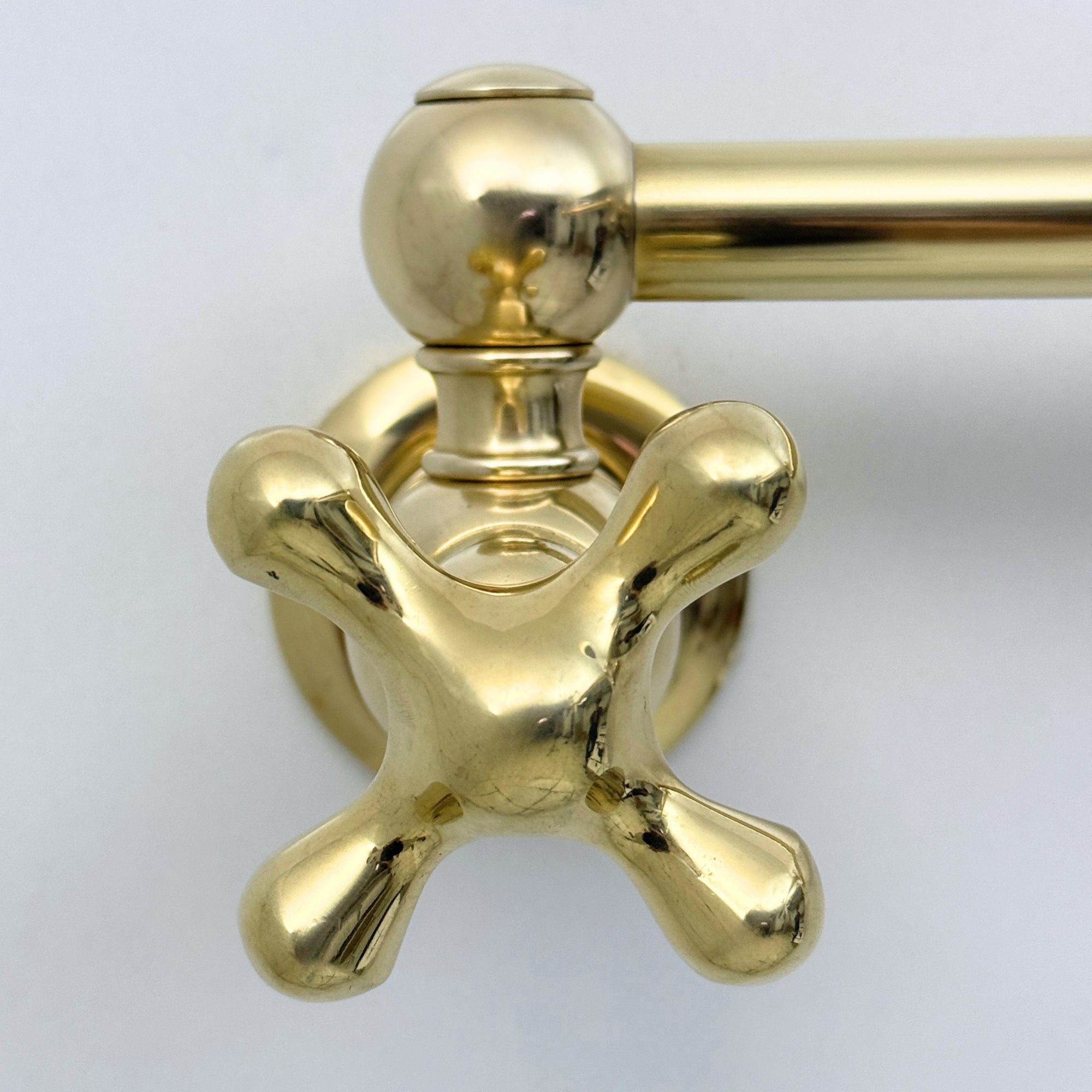 Unlacquered Brass Pot Filler