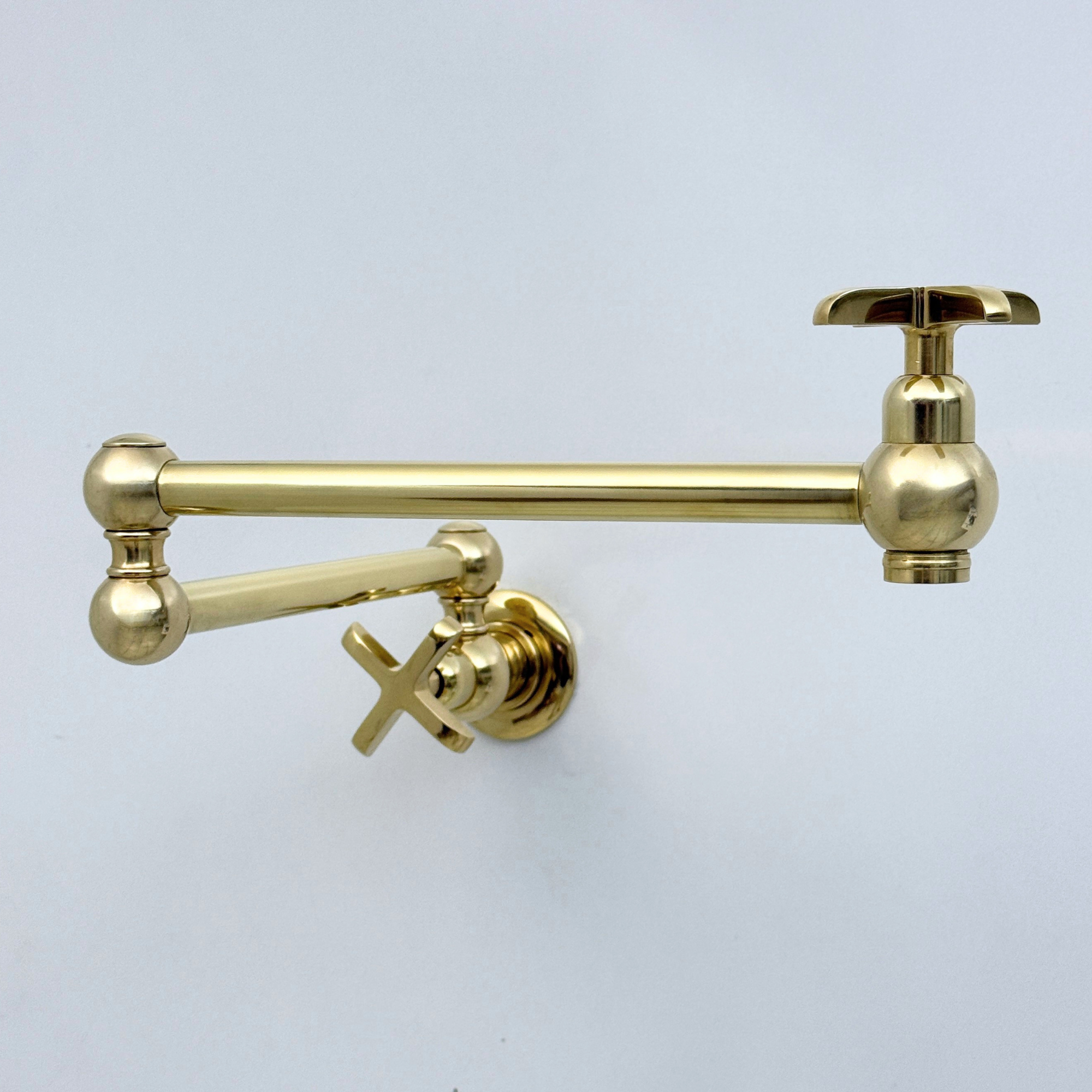 Unlacquered Brass Pot Filler