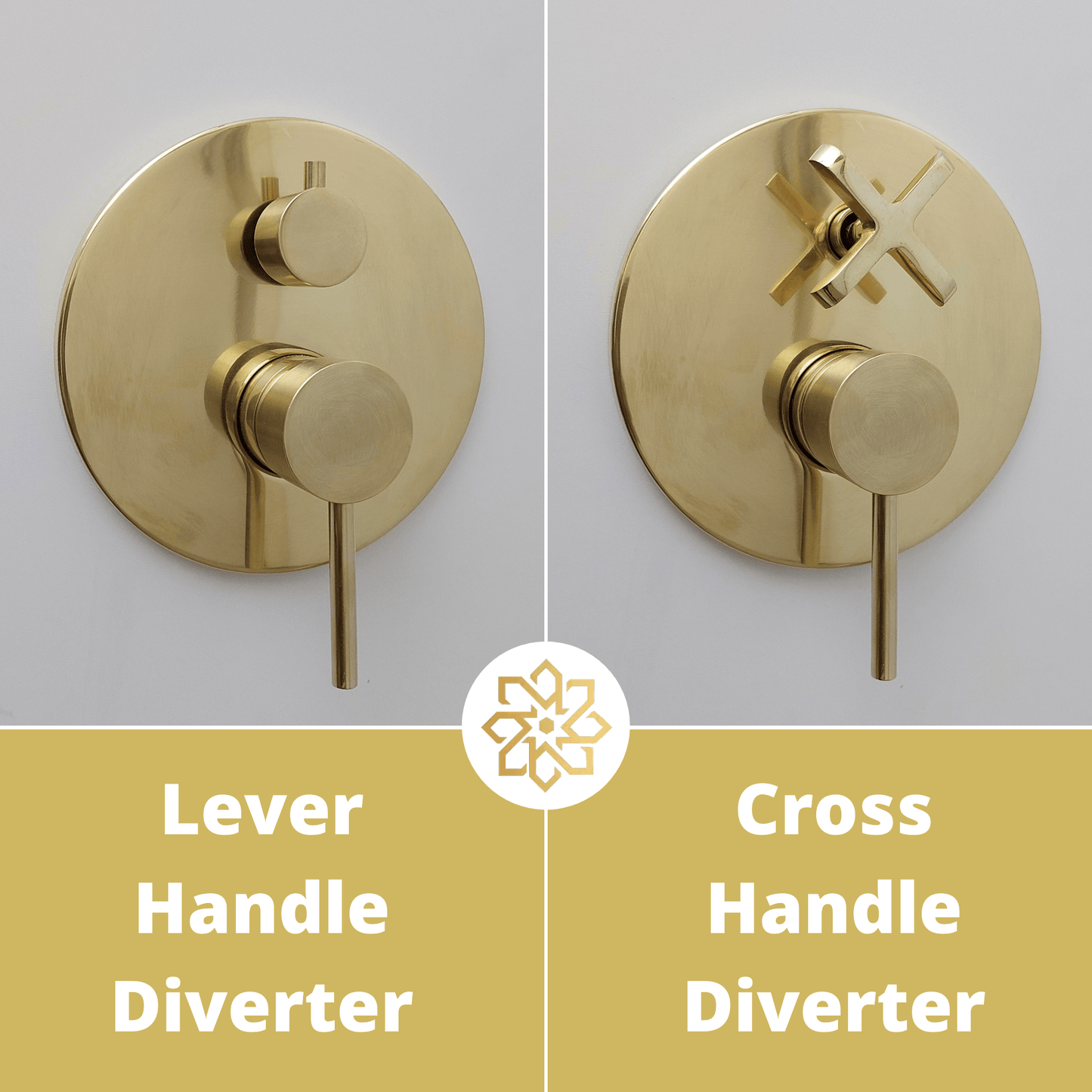 Unlacquered Brass Shower System with Tub Filler and Round Rain Shower Head - Ref: ATLASS52