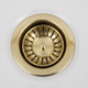 Unlacquered Brass Sink Strainer