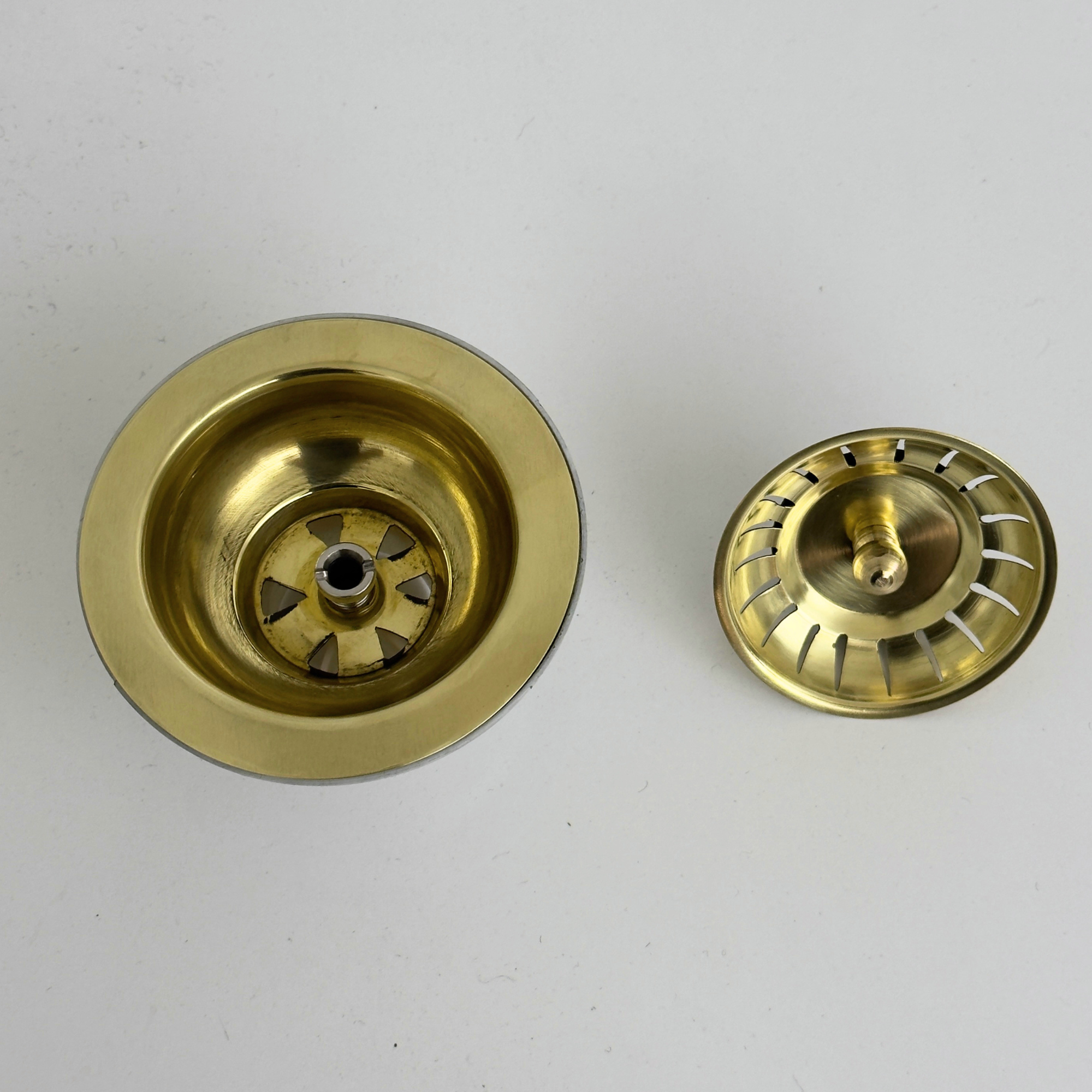 Unlacquered Brass Sink Strainer