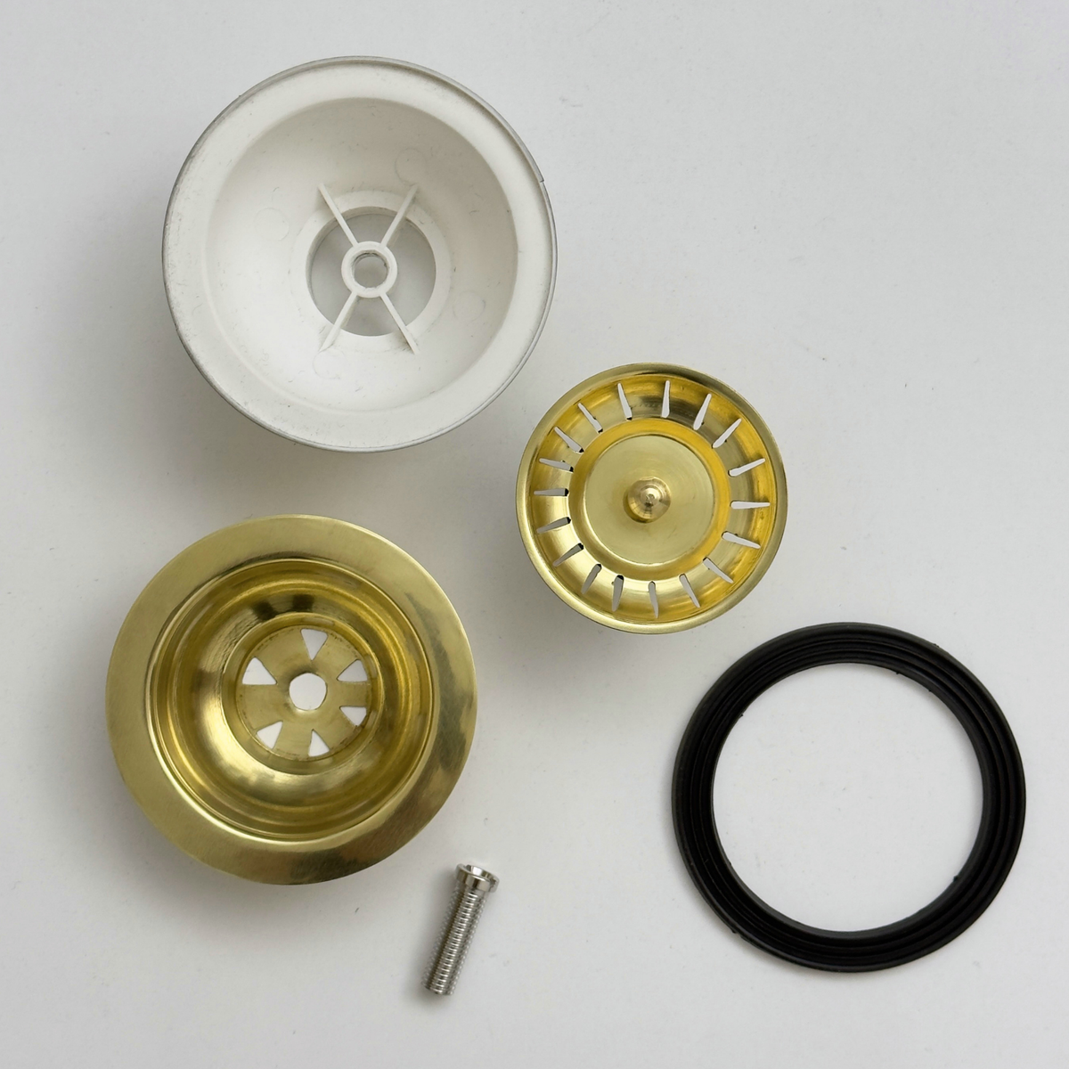 Unlacquered Brass Sink Strainer