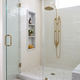 Unlacquered Brass Thermostatic Shower System With Handheld Shower