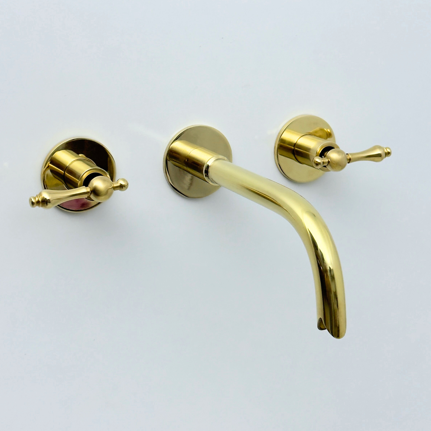 Unlacquered Brass Wall-Mount Faucet
