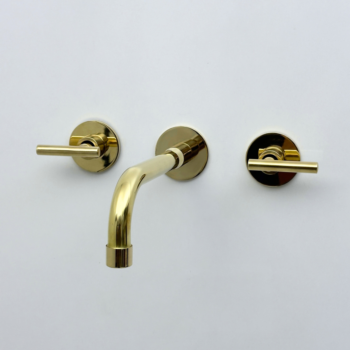 Unlacquered Brass Wall-Mount Faucet