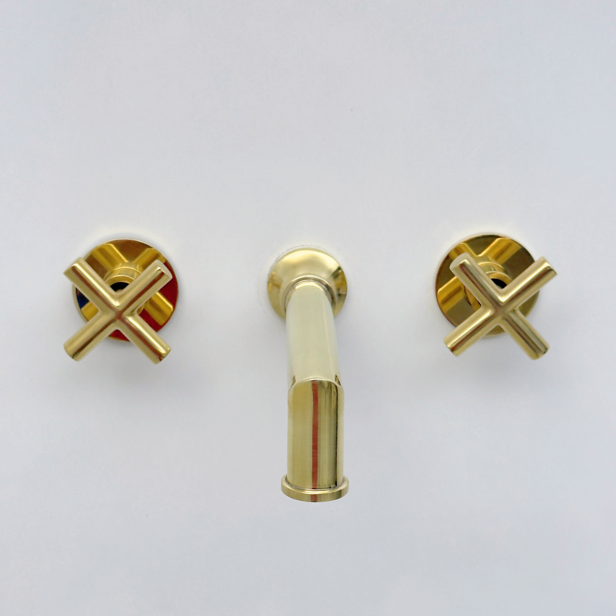 Unlacquered Brass Wall-Mount Tub Filler