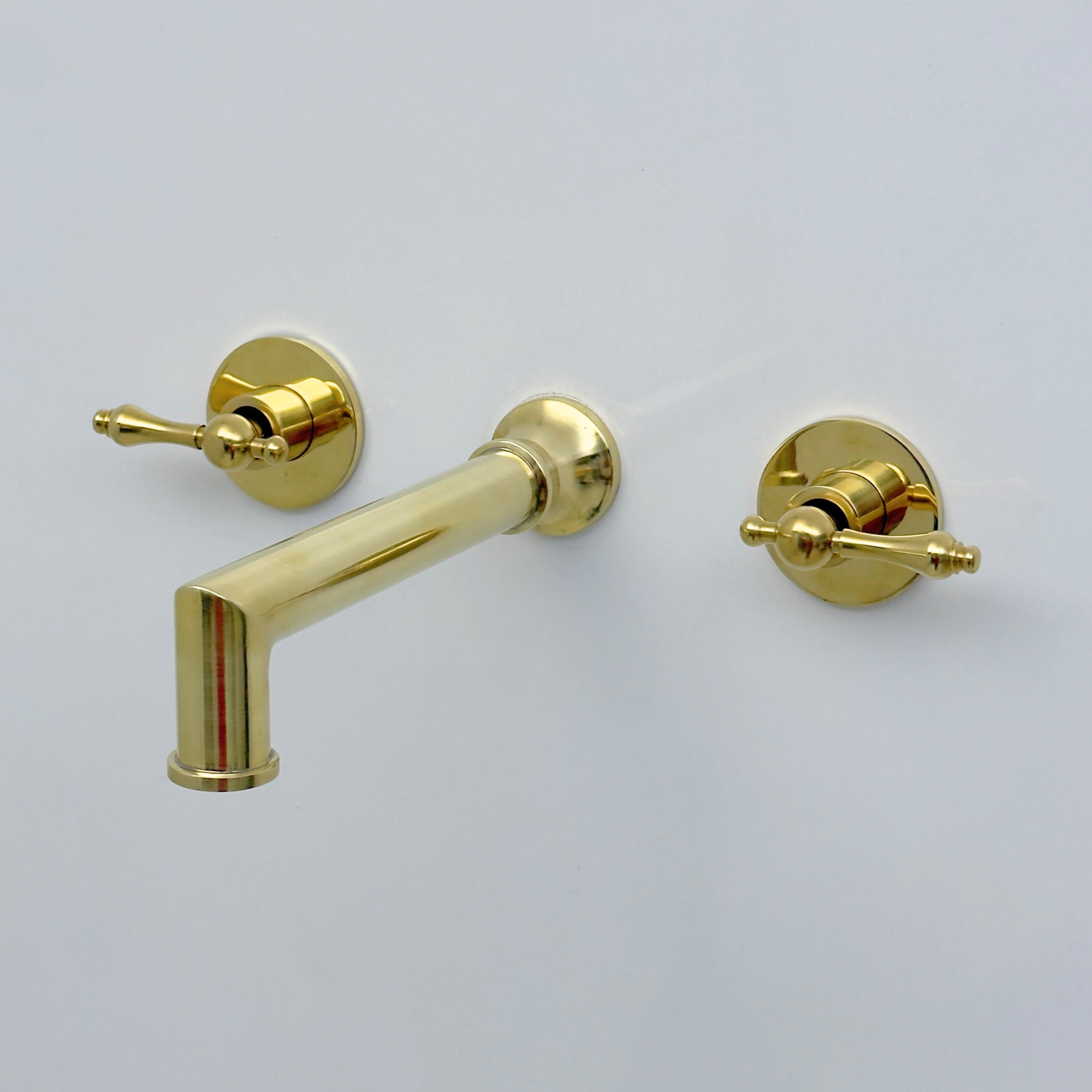 Unlacquered Brass Wall-Mount Tub Filler