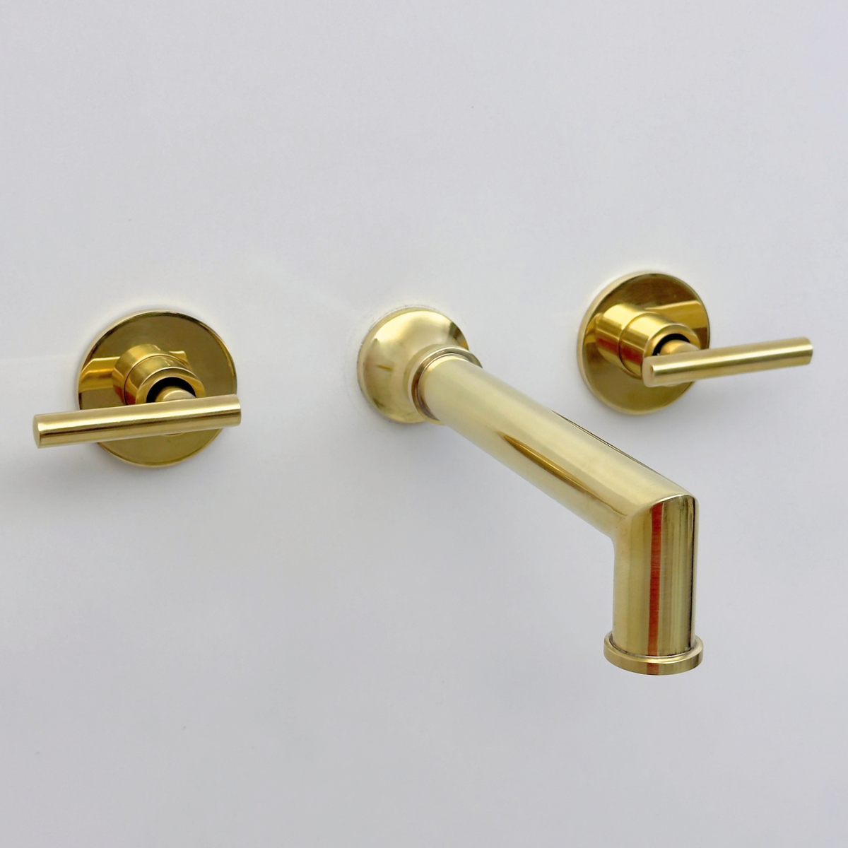 Unlacquered Brass Wall-Mount Tub Filler