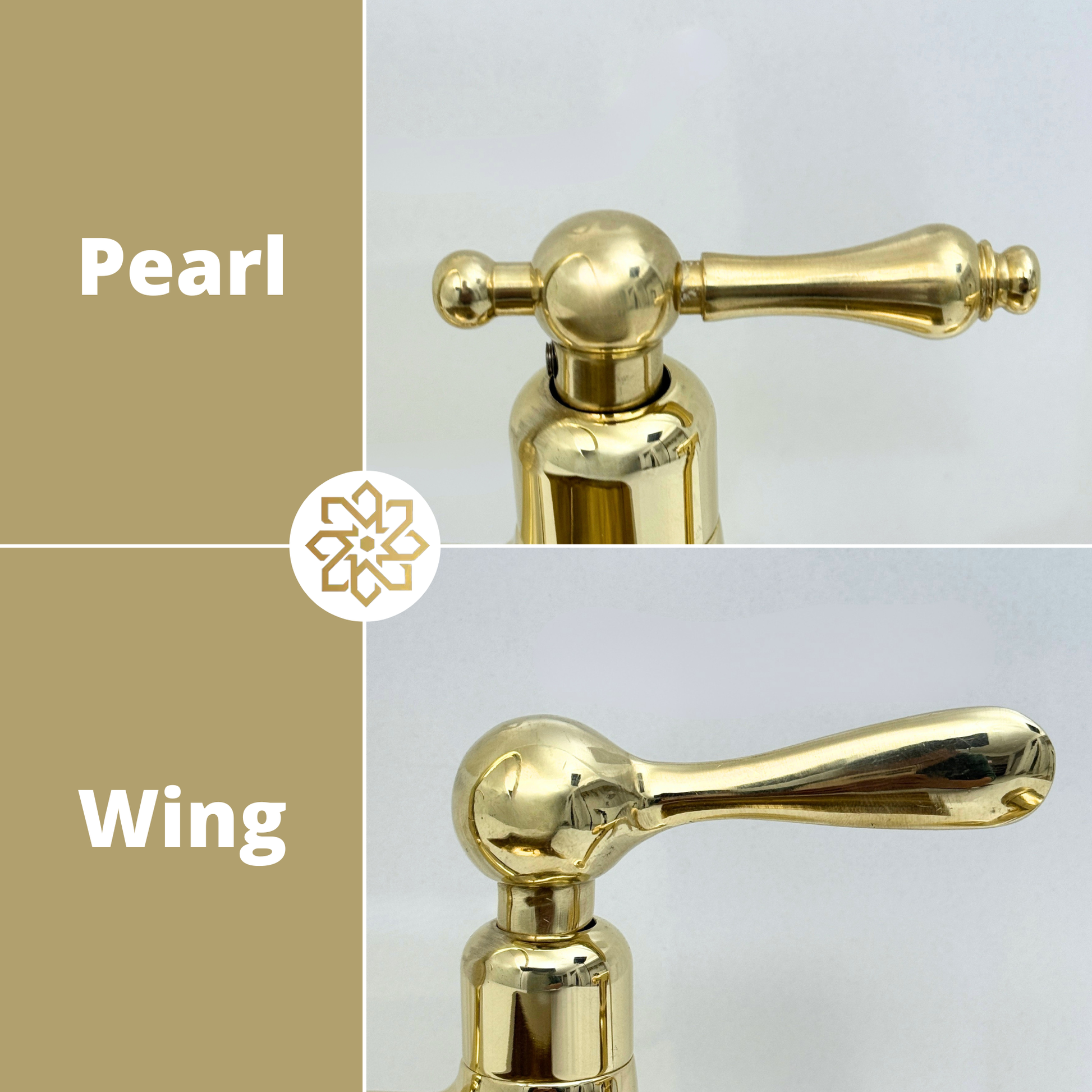 Unlacquered Brass Wall-Mount Faucet