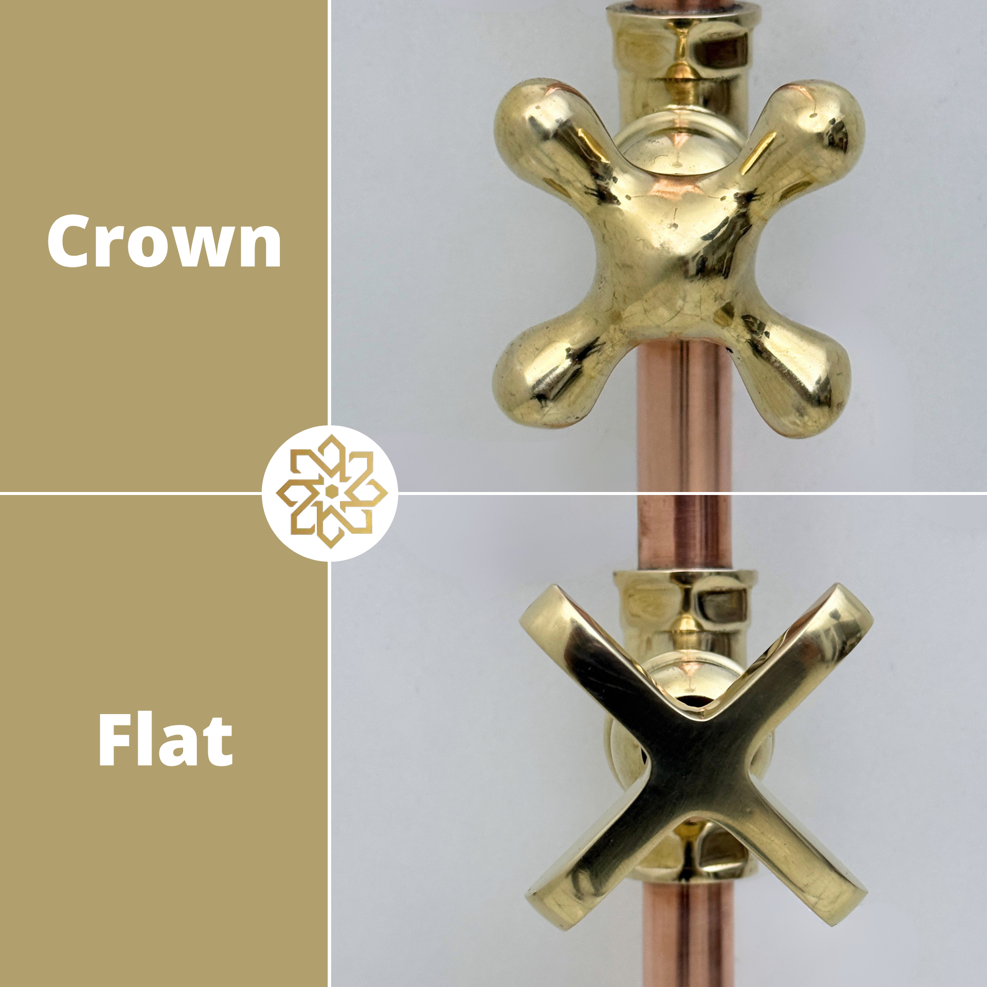 Unlacquered Brass and Copper Outdoor Shower System with Round Rain Shower Head