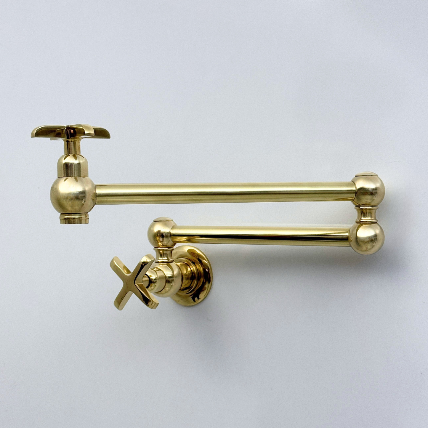 Unlacquered Brass Pot Filler