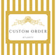Custom Order for Gintare