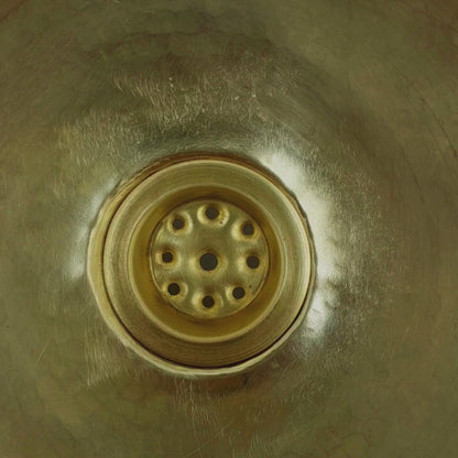 Brass and Resin Bathroom Sink, Black and White Vanity Vessel Sink - Ref: SN015-2