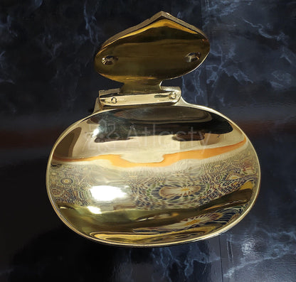 Wall Soap Dishes, Unlacquered Solid Brass, Handcrafted Soap Holder, Hammered