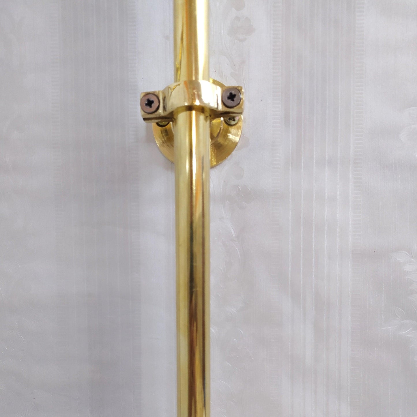 Antique Brass Shower System with Round Shower Head, Handheld Shower, and 2 Handles - Ref: ATLASS16