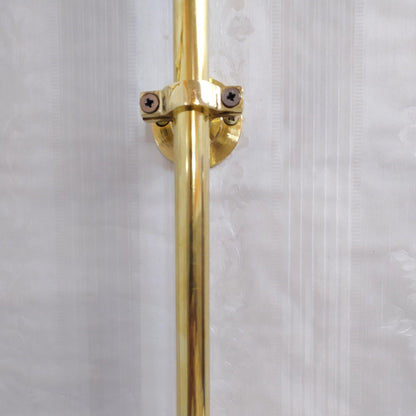 Antique Brass Shower System with Round Shower Head, Handheld Shower, and 2 Handles - Ref: ATLASS16