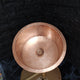 Solid Copper Hammered Sink, Round Copper Drop-in Sink
