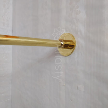 Brass Round Shower Head with Brass Straight Arm, Outdoor and Indoor showerhead