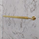 Toallero de pared de latón macizo grabado para baño