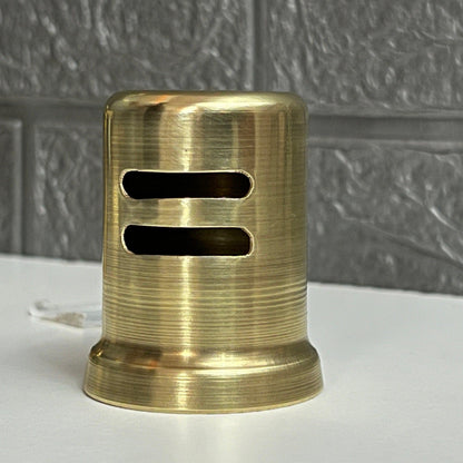 Unlacquered Brass Dishwasher Air Gap Cover, Golden color
